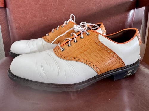 White orange footjoy myjoy - orange,