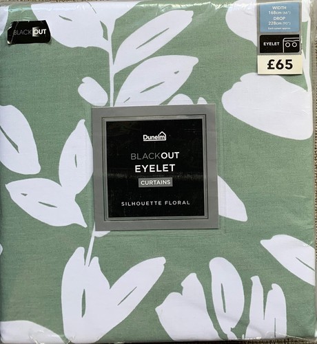 Dunelm modern floral blackout - floral,
