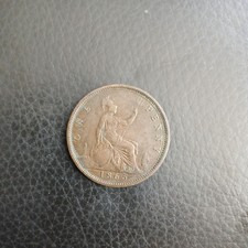 One Penny Coin ,Uncleaned 1865