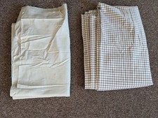 2x Large pieces cotton vintage
