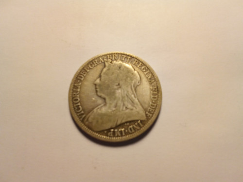 1900 queen victoria florin - queen,