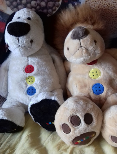 Buttons plush lion - lion, vgc