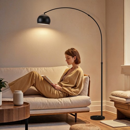 Homcom arc floor lamp for - floor,