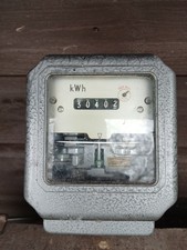 VINTAGE Electricity Meter Type Smith Aron Electric Old Classic Retro Prop Movie