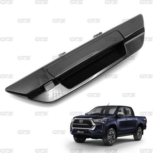 Black tailgate handle - black, camera