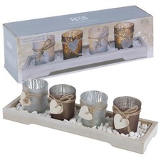 Home Decor 4 Tea Light Holders