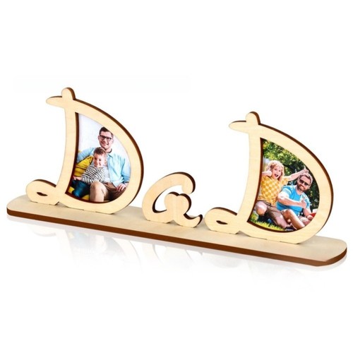Memory photo frame - photo, wooden