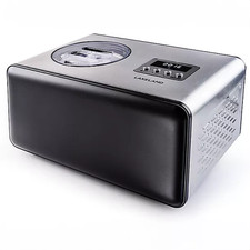 Lakeland 33397 Automatic Ice Cream Maker with Compressor 1.5L  Stainless Steel