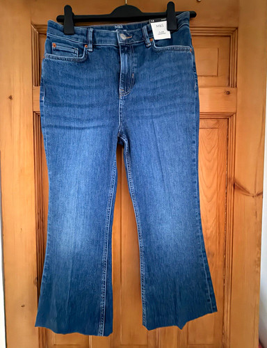 Womens blue medium wash - m&s,