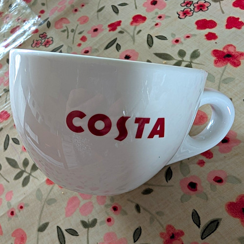Costa white ceramic - coffee, cup