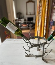 French Vintage Bottle Drying