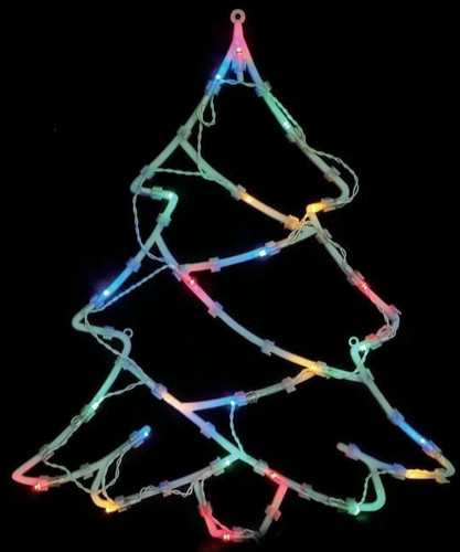 Christmas led tree window - led,