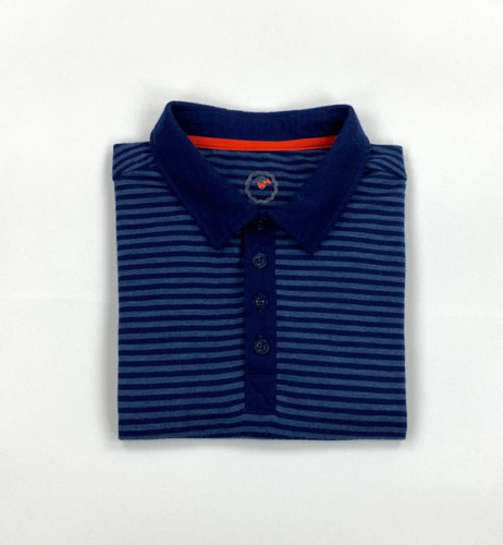 Men navy blue striped isobaa - blue,
