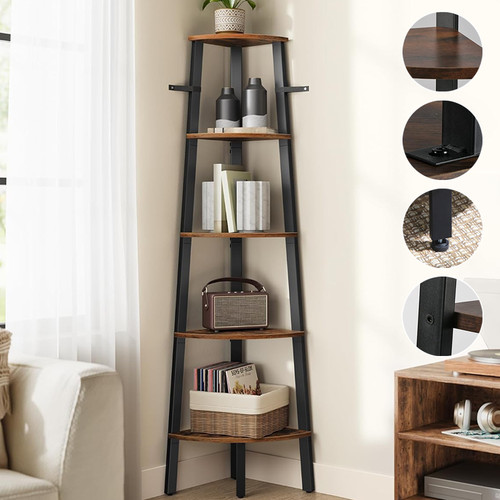 Tier corner shelf black - corner,