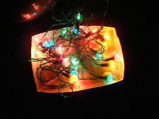 Vintage Christmas Tree Decoration Lights Bulbs Lamps Fairy Lights Plastic Old 20