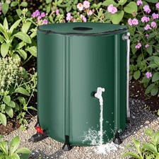 Collapsible rain barrel - collapsible, water