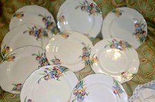 Eight 7" Creampetal Grindley