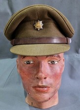 HERBERT JOHNSON  BRITISH ARMY HAT /  PEAKED CAP ROYAL ANGLIAN REGIMENT