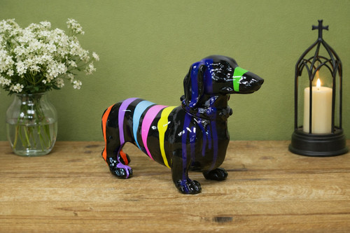 Unique drip art dachshund - drip,