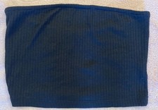 ‘PRIMARK’ WOMEN’S BLACK RIBBED  TUBE TOP 6