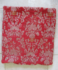 MARKS & SPENCER Red Brocade Cushion Cover size 18" x 19 "