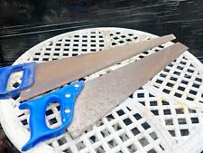 VINTAGE PAIR OF GENERAL PURPOSE WOOD SAWS SALMENS & SPEAR & JACKSON DIY WOODWORK