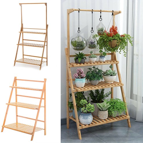 Tier foldable plant stand - foldable,