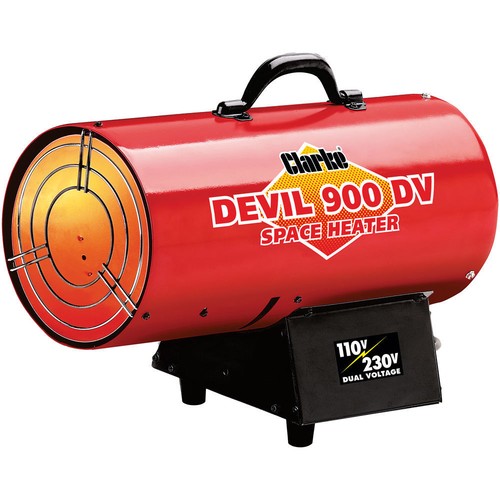 Clarke gas heaterdevil900 dual - clarke,