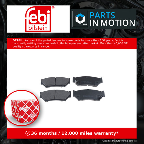 Brake pads set fits - brake, suzuki