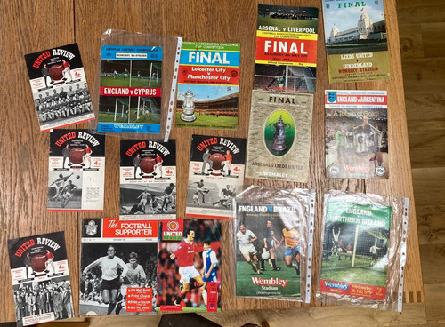 Vintage football programme - vintage,