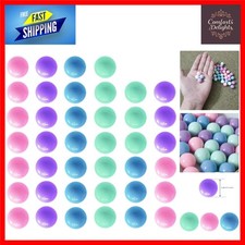 40 Durable Acrylic Marbles -