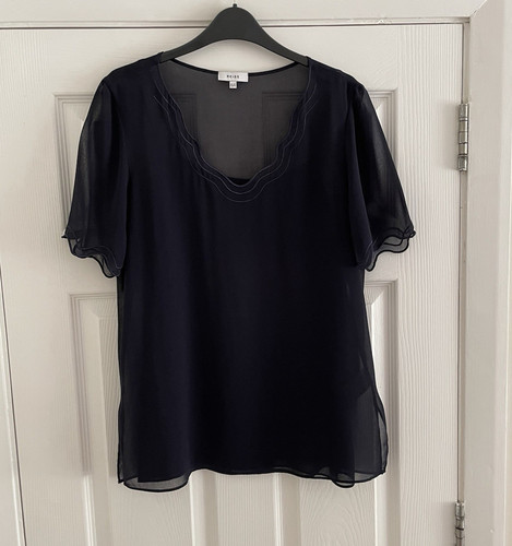 Reiss navy sheer layered - reiss,