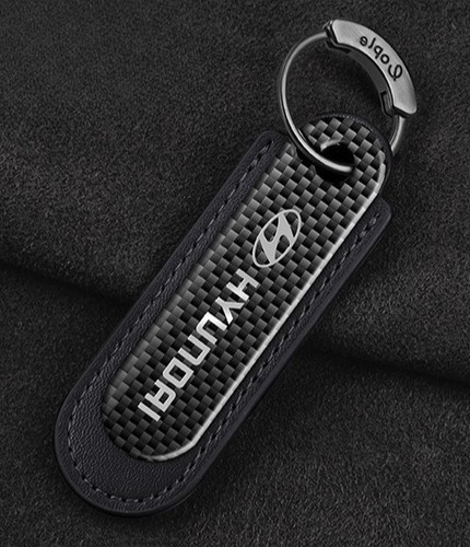 Premium hyundai keyring black - premium,