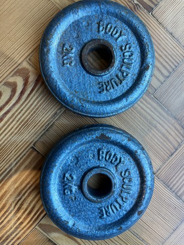 Weight plates 2kg - 2kg,, vintage