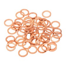 52 Pcs Flat Copper Washers