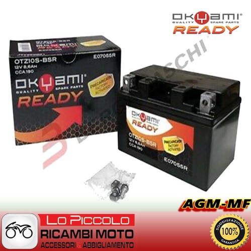 Battery okyami agm otz10s - okyami, otz10s-bsr