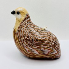 Vintage Quail Bird Shaped Candle Wax Figure