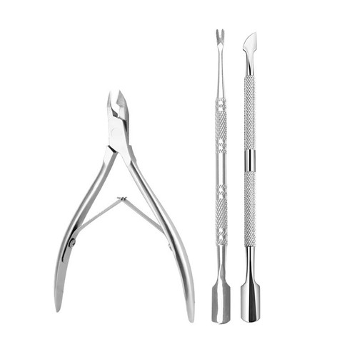 3pcs nail cuticle spoon pusher - 3pcs,