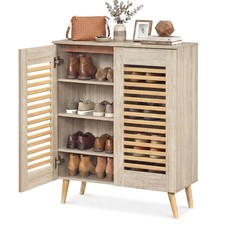 Shoe Cabinet w/2 Louvered