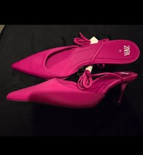 Zara pink high heels brand new