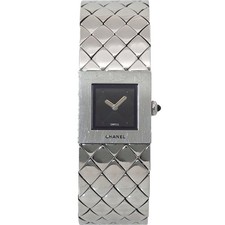 CHANEL Matelasse H0009 Ladies' Watch Black Quartz