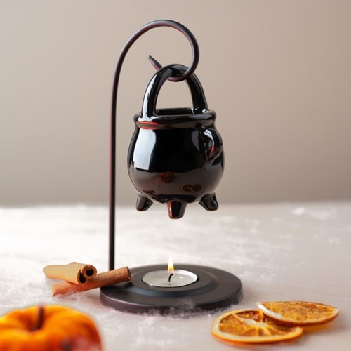 Black magic hanging cauldron - magic,