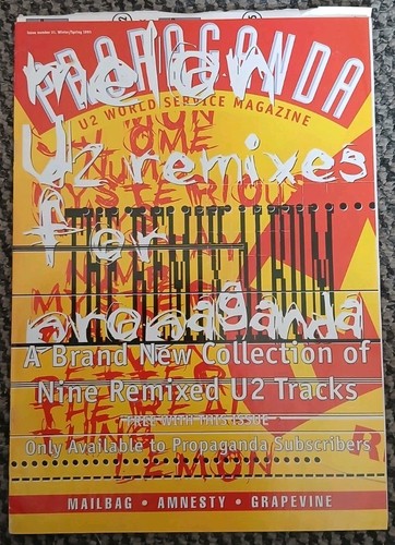 Propaganda magazine issues - u2,