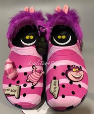 NWT Disney Alice in Wonderland CHESHIRE CAT Clogs by CROCS Adult men 11