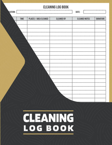 Cleaning log book - log, book: