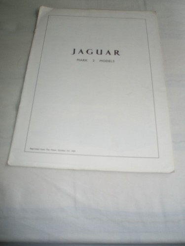 Jaguar mark models reprinted - jaguar,