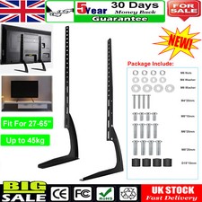 27"-65" Universal Table Top TV Stand Base VESA Pedestal Mount Bracket LCD LED UK
