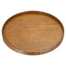 12" Wood Serving Tray Round