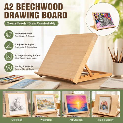 Wooden art drawing board - wooden,