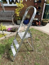 Used CLIMA 3 Step Ladder with Platform at 70cm - Light & Foldable- Herefordshire